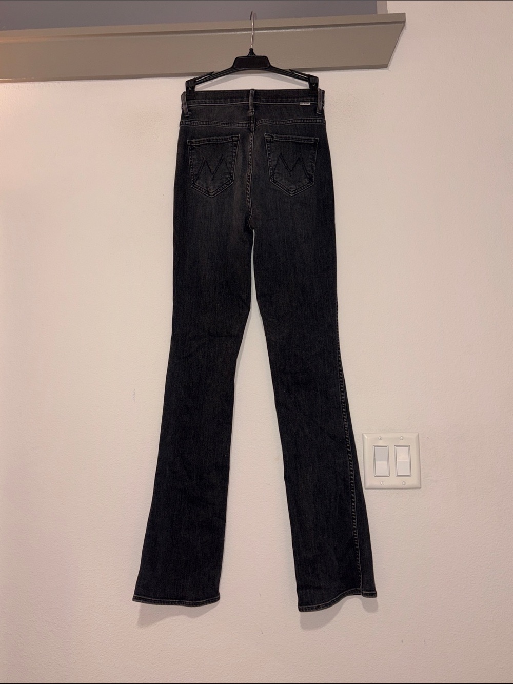 MOTHER High Waisted Smokin Double Heel Jeans in Smoking Section SZ 25 EUC - Picture 5 of 9